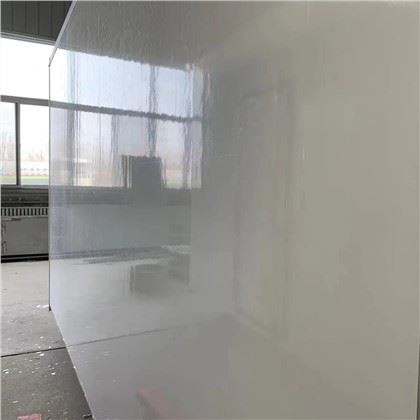 1mm Transparan Frp Roofing Fèy